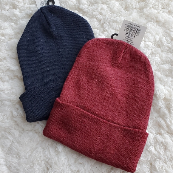 2 Prestige Edge Foldover cuff winter beanies - Picture 2 of 2